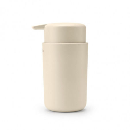 Dozator pentru sapun lichid Brabantia ReNew 1006264, 250 ml, Baza antiderapanta, Fara picurare, Bej