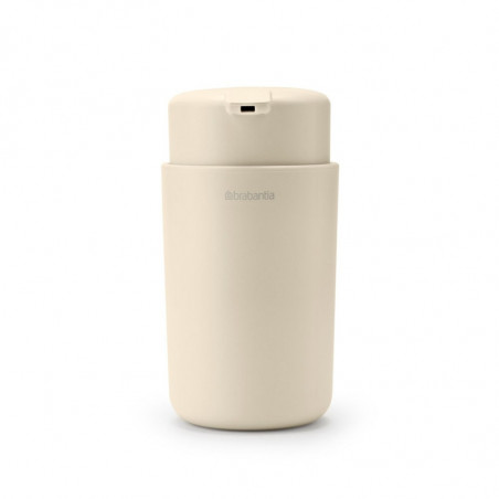 Dozator pentru sapun lichid Brabantia ReNew 1006264, 250 ml, Baza antiderapanta, Fara picurare, Bej