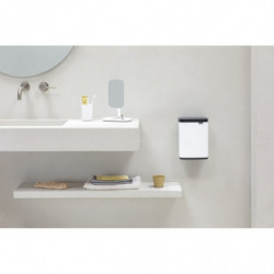Cos de gunoi Brabantia Bo Small 1006621, 4 L, Deschidere lina si silentioasa, Baza antiderapanta, Alb