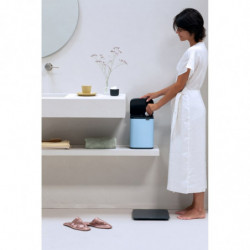 Cos de gunoi Brabantia Bo Small 1006626, 4 L, Deschidere lina si silentioasa, Baza antiderapanta, Albastru deschis