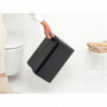 Cos de rufe Brabantia Bo Small 1006635, 12 L, Deschidere silentioasa si lina, Baza antiderapanta, Negru