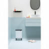 Cos de gunoi Brabantia Bo Small Hi 1006647, 12 L, Deschidere lina si silentioasa, Baza antiderapanta, Alb