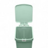 Coș cu pedală Brabantia StepUp 1008481, 16 L, Materiale ecologice, Deschidere mare, Verde deschis