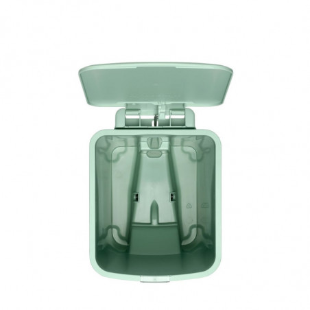 Coș cu pedală Brabantia StepUp 1008481, 16 L, Materiale ecologice, Deschidere mare, Verde deschis
