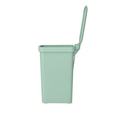 Coș cu pedală Brabantia StepUp 1008481, 16 L, Materiale ecologice, Deschidere mare, Verde deschis