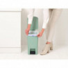 Coș cu pedală Brabantia StepUp 1008481, 16 L, Materiale ecologice, Deschidere mare, Verde deschis