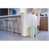 Coș cu pedală Brabantia StepUp 1008481, 16 L, Materiale ecologice, Deschidere mare, Verde deschis