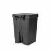 Coș cu pedală Brabantia StepUp 1008482, 25 L, Materiale ecologice, Deschidere mare, Gri închis