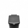 Coș cu pedală Brabantia StepUp 1008482, 25 L, Materiale ecologice, Deschidere mare, Gri închis