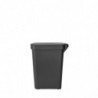 Coș cu pedală Brabantia StepUp 1008482, 25 L, Materiale ecologice, Deschidere mare, Gri închis