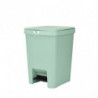 Coș cu pedală Brabantia StepUp 1008484, 25 L, Materiale ecologice, Deschidere mare, Verde deschis