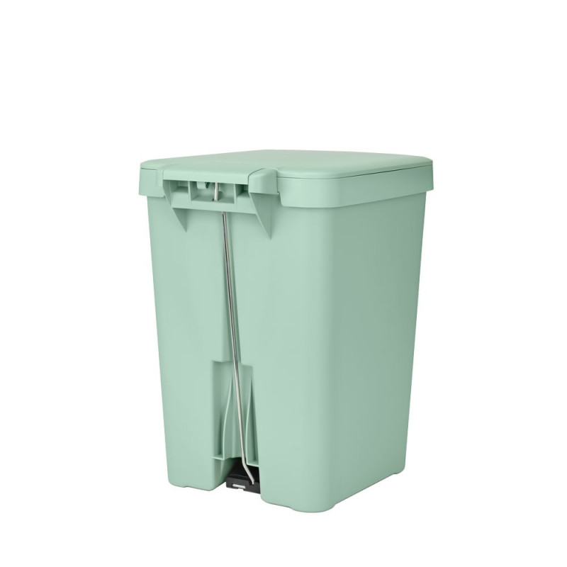 Coș cu pedală Brabantia StepUp 1008484, 25 L, Materiale ecologice, Deschidere mare, Verde deschis