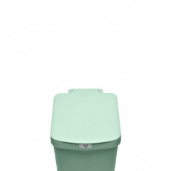 Coș cu pedală Brabantia StepUp 1008484, 25 L, Materiale ecologice, Deschidere mare, Verde deschis