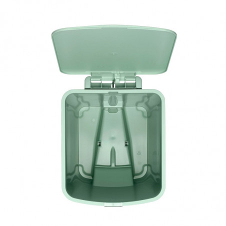 Coș cu pedală Brabantia StepUp 1008484, 25 L, Materiale ecologice, Deschidere mare, Verde deschis