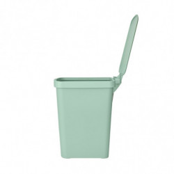 Coș cu pedală Brabantia StepUp 1008484, 25 L, Materiale ecologice, Deschidere mare, Verde deschis