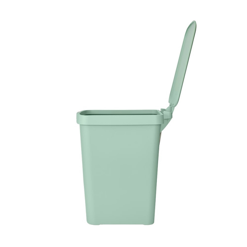 Coș cu pedală Brabantia StepUp 1008484, 25 L, Materiale ecologice, Deschidere mare, Verde deschis