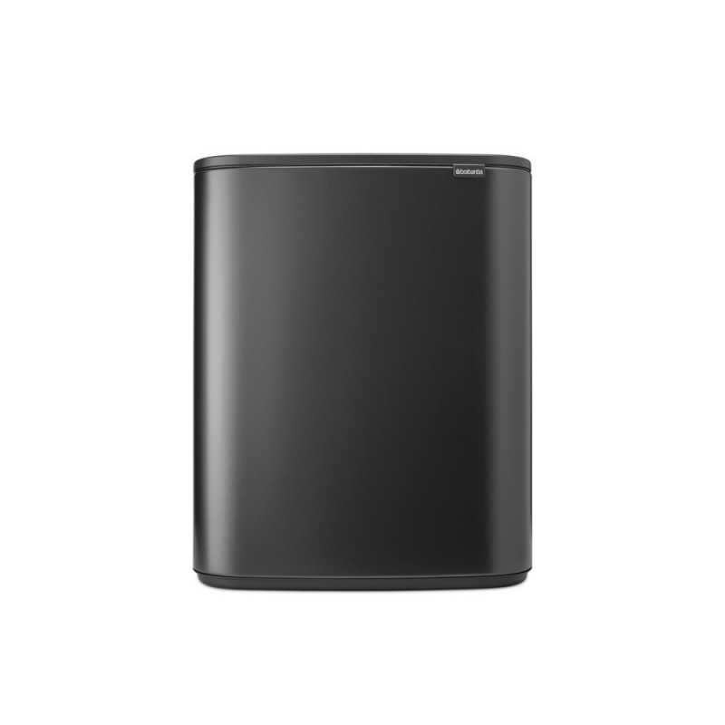 Cos de gunoi Brabantia Bo Touch 1008858, 60 L, Deschidere lina si silentioasa, Deschidere mare, Gri