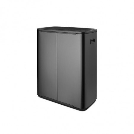 Cos de gunoi Brabantia Bo Touch 1008858, 60 L, Deschidere lina si silentioasa, Deschidere mare, Gri