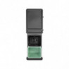 Cos de gunoi colectare selectiva Brabantia Sort&Go 1008862, 2x15 L, Montaj intern cu cadru telescopic, Gri/verde
