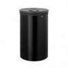 Cos de rufe Brabantia 1008918, 60 L, Capac din plastic, Umplere fara deschidere, Orificii aerisire, Negru