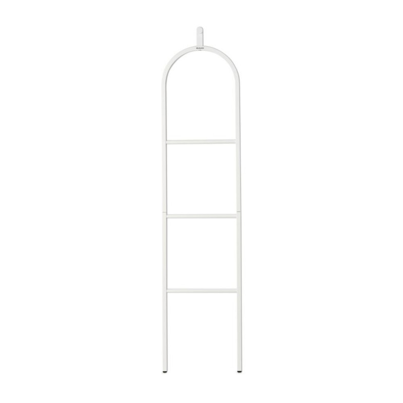 Suport multifuncțional pentru haine Brabantia Linn 1008928, 3 rafturi, Parte ovală pentru agățat o jachetă, Rezistent la coroziune, Alb