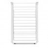 Uscator de rufe Brabantia Hangon 1004170, 25 m, 8 umerase, Blocare pentru copii, Tija suplimentara, Alb