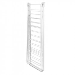 Uscator de rufe Brabantia Hangon 1004170, 25 m, 8 umerase, Blocare pentru copii, Tija suplimentara, Alb