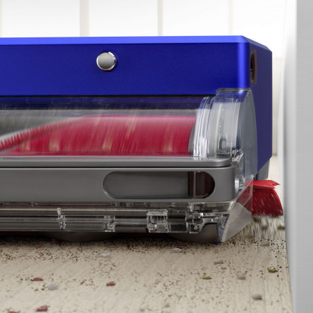 Aspirator Dyson RB03 360 Vis Nav Bl/Ni, Autonomie pana la 65 min, SMART, 26 senzori, Navigație vizuala 360°, Control vocal, Albastru/Gri