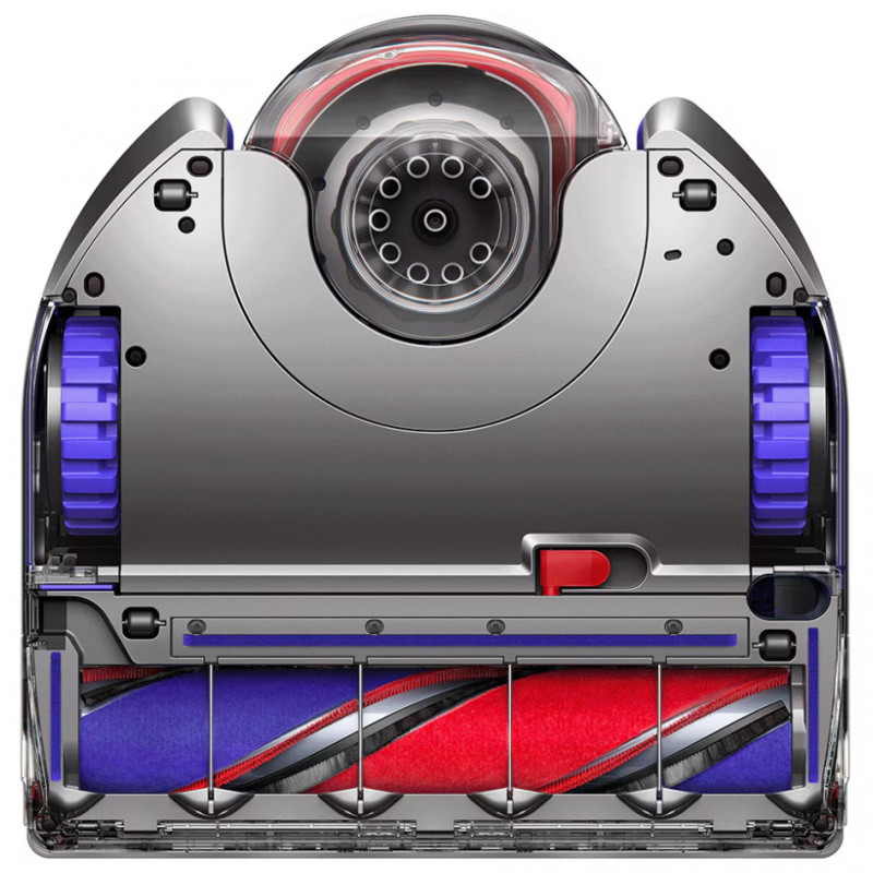 Aspirator Dyson RB03 360 Vis Nav Bl/Ni, Autonomie pana la 65 min, SMART, 26 senzori, Navigație vizuala 360°, Control vocal, Albastru/Gri