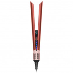 Placa pentru par cu flux de aer Dyson HT01 Airstrait StrBz/BhPk 560844-01, 1600W, Max 140°C, Ionizare, 6 trepte temperatura, Afisaj LCD, Rosu/Bronz