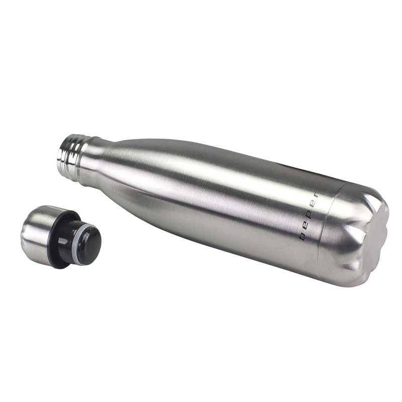 Termos Beper BI.505, 500 ml, Pereti dubli, Fara BPA, Otel inoxidabil, Inox
