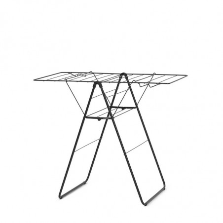Uscаtor de rufe Brabantia Hangon 1004162, 15 m, 4 umerase, Reglabil, Blocare copii, Negru