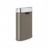 Cos de gunoi Brabantia Touch Bin New 650529, 40 L, Inchidere silentioasa si lina, Spate plat, Gri/Inox