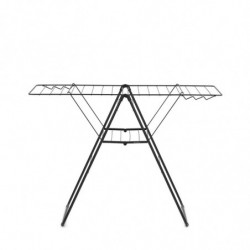 Brabantia Hangon Uscător de rufe 1004165, 20 m, 6 umerașe, Reglabil, Încuietoare pentru copii, Negru/mat