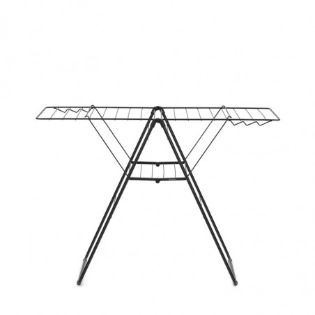 Brabantia Hangon Uscător de rufe 1004165, 20 m, 6 umerașe, Reglabil, Încuietoare pentru copii, Negru/mat
