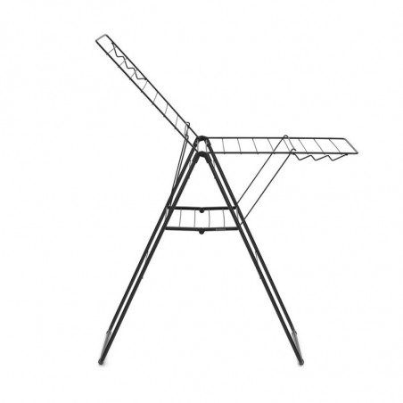 Brabantia Hangon Uscător de rufe 1004165, 20 m, 6 umerașe, Reglabil, Încuietoare pentru copii, Negru/mat