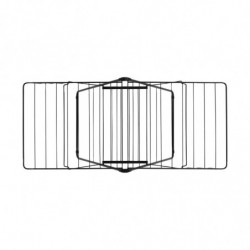 Brabantia Hangon Uscător de rufe 1004165, 20 m, 6 umerașe, Reglabil, Încuietoare pentru copii, Negru/mat