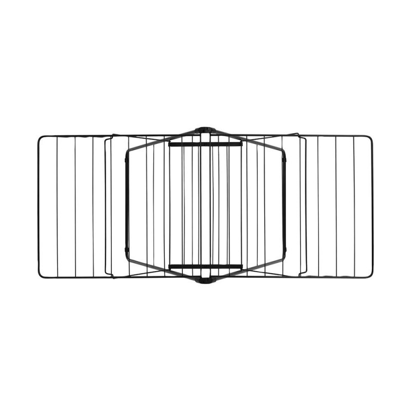 Brabantia Hangon Uscător de rufe 1004165, 20 m, 6 umerașe, Reglabil, Încuietoare pentru copii, Negru/mat