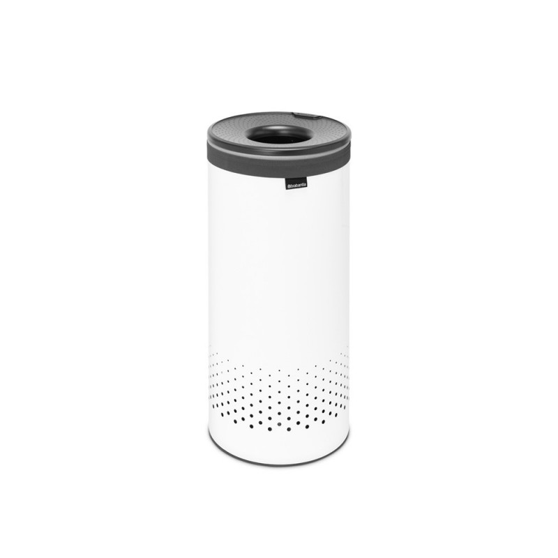 Cos de rufe Brabantia 1004178, 35 L, Capac din plastic, Umplere fara deschidere, Gauri aerisire, Alb
