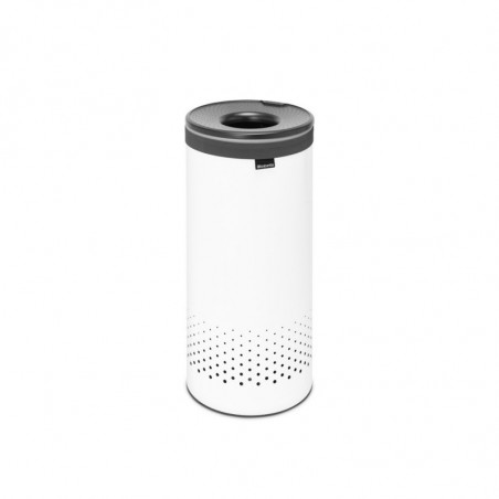 Cos de rufe Brabantia 1004178, 35 L, Capac din plastic, Umplere fara deschidere, Gauri aerisire, Alb
