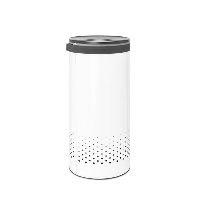 Cos de rufe Brabantia 1004178, 35 L, Capac din plastic, Umplere fara deschidere, Gauri aerisire, Alb