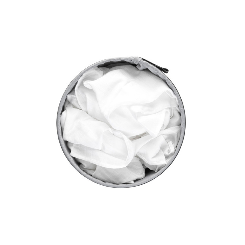 Cos de rufe Brabantia 1004178, 35 L, Capac din plastic, Umplere fara deschidere, Gauri aerisire, Alb