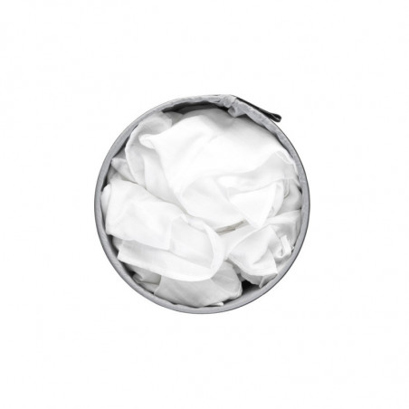 Cos de rufe Brabantia 1004178, 35 L, Capac din plastic, Umplere fara deschidere, Gauri aerisire, Alb