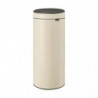 Cos de gunoi Brabantia Touch Bin New 1005544, 30 L, Golire silentioasa si lina, Bej