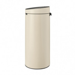 Cos de gunoi Brabantia Touch Bin New 1005544, 30 L, Golire silentioasa si lina, Bej