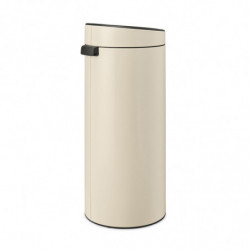 Cos de gunoi Brabantia Touch Bin New 1005544, 30 L, Golire silentioasa si lina, Bej