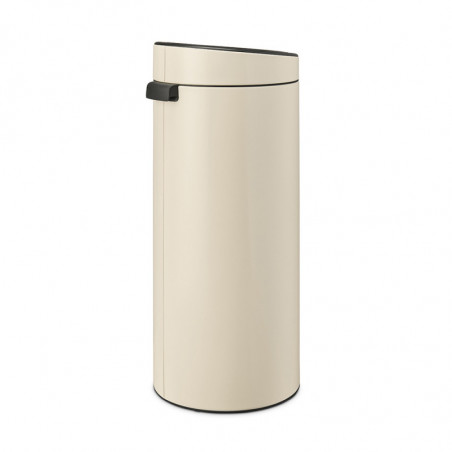Cos de gunoi Brabantia Touch Bin New 1005544, 30 L, Golire silentioasa si lina, Bej