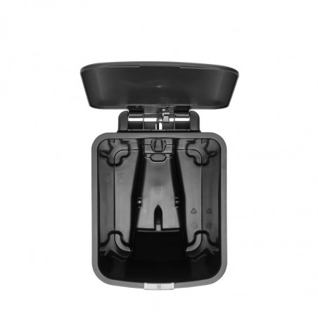 Coș cu pedală Brabantia StepUp 1008479, 16 L, Materiale ecologice, Deschidere mare, Gri închis