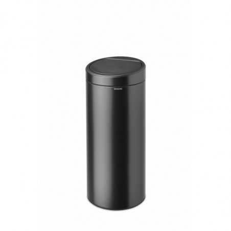 Cos de gunoi Brabantia Touch Bin New 1008860, 30 L, Inchidere silentioasa si lina, Gri inchis