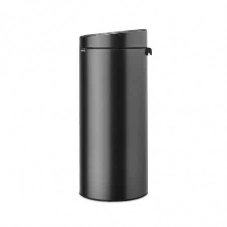 Cos de gunoi Brabantia Touch Bin New 1008860, 30 L, Inchidere silentioasa si lina, Gri inchis